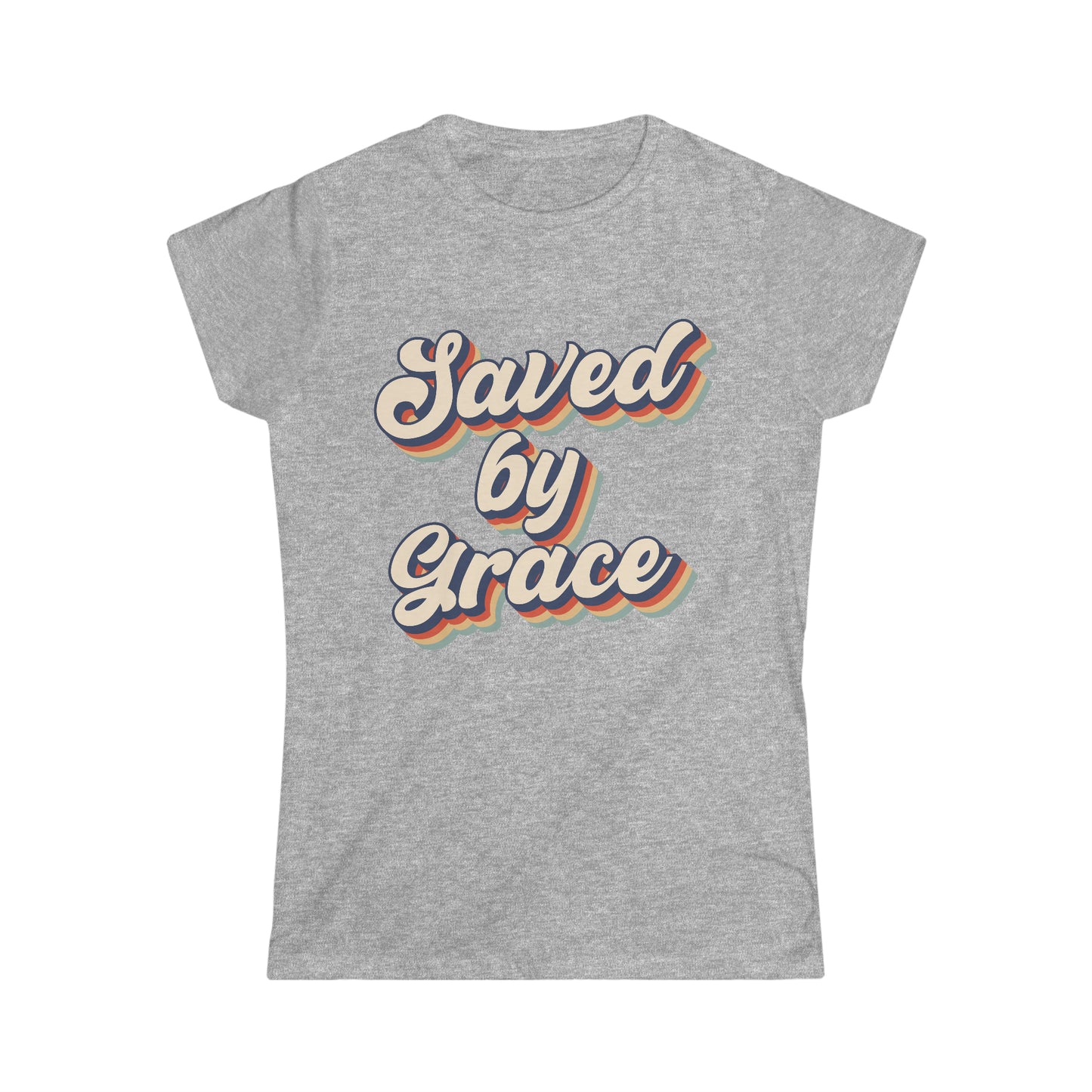 Saved by grace Women's Softstyle Tee