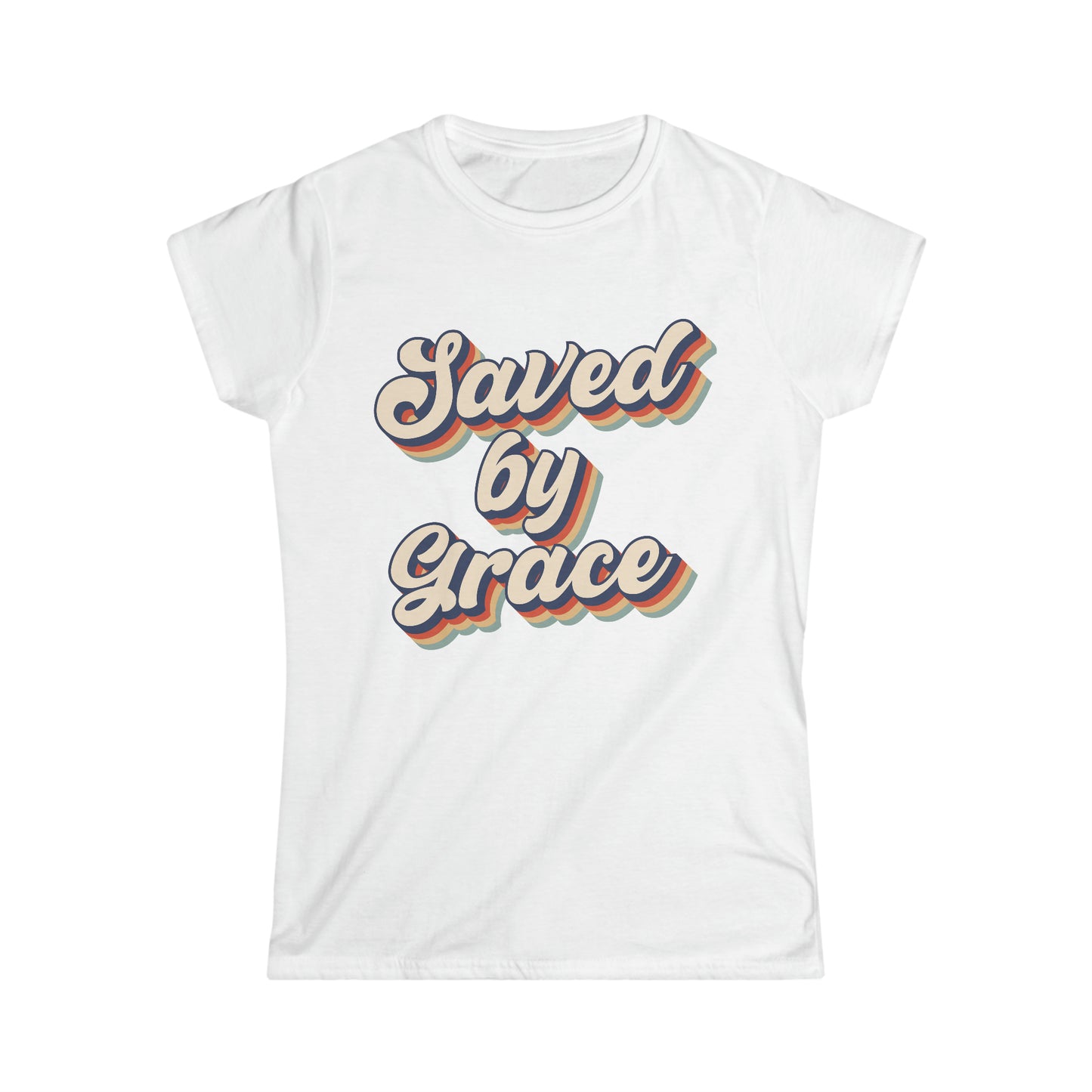 Saved by grace Women's Softstyle Tee