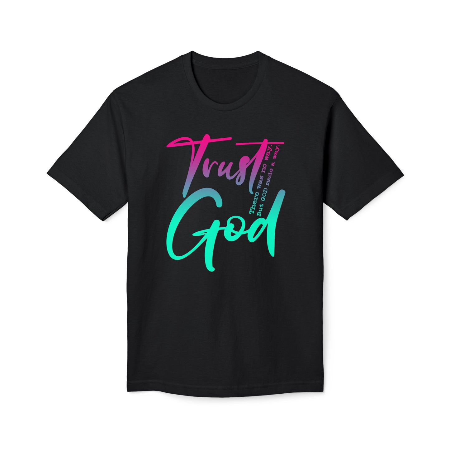 Trust God Unisex Midweight T-shirt, Made in US