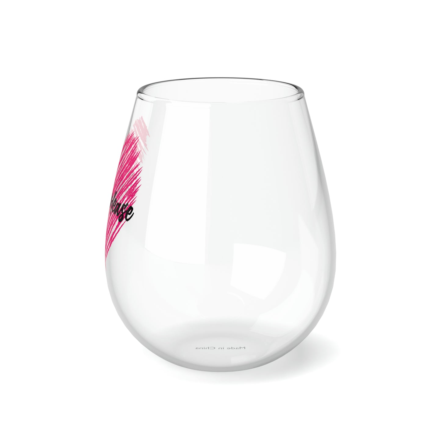 B*tch please Stemless Wine Glass, 11.75oz