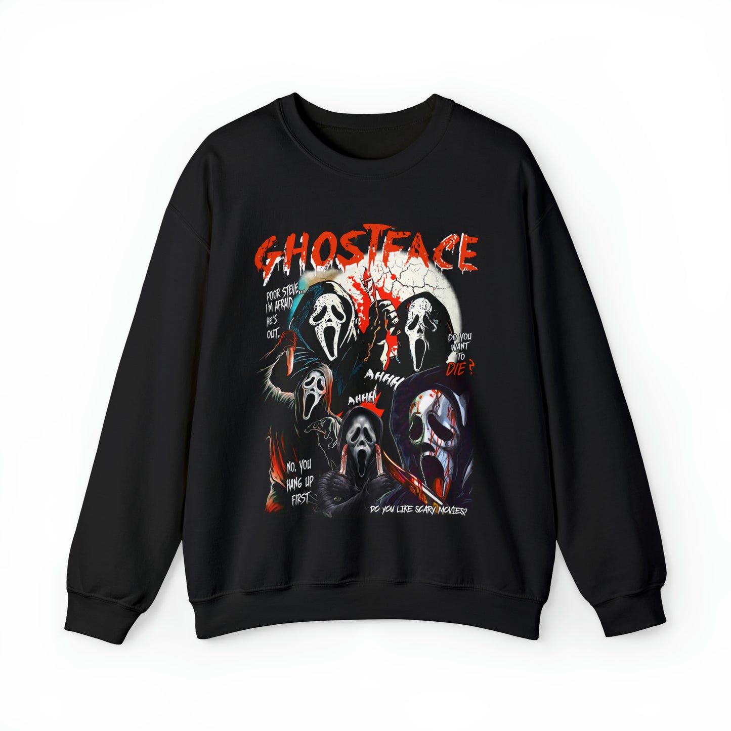 Ghostface Unisex Heavy Blend™ Crewneck Sweatshirt