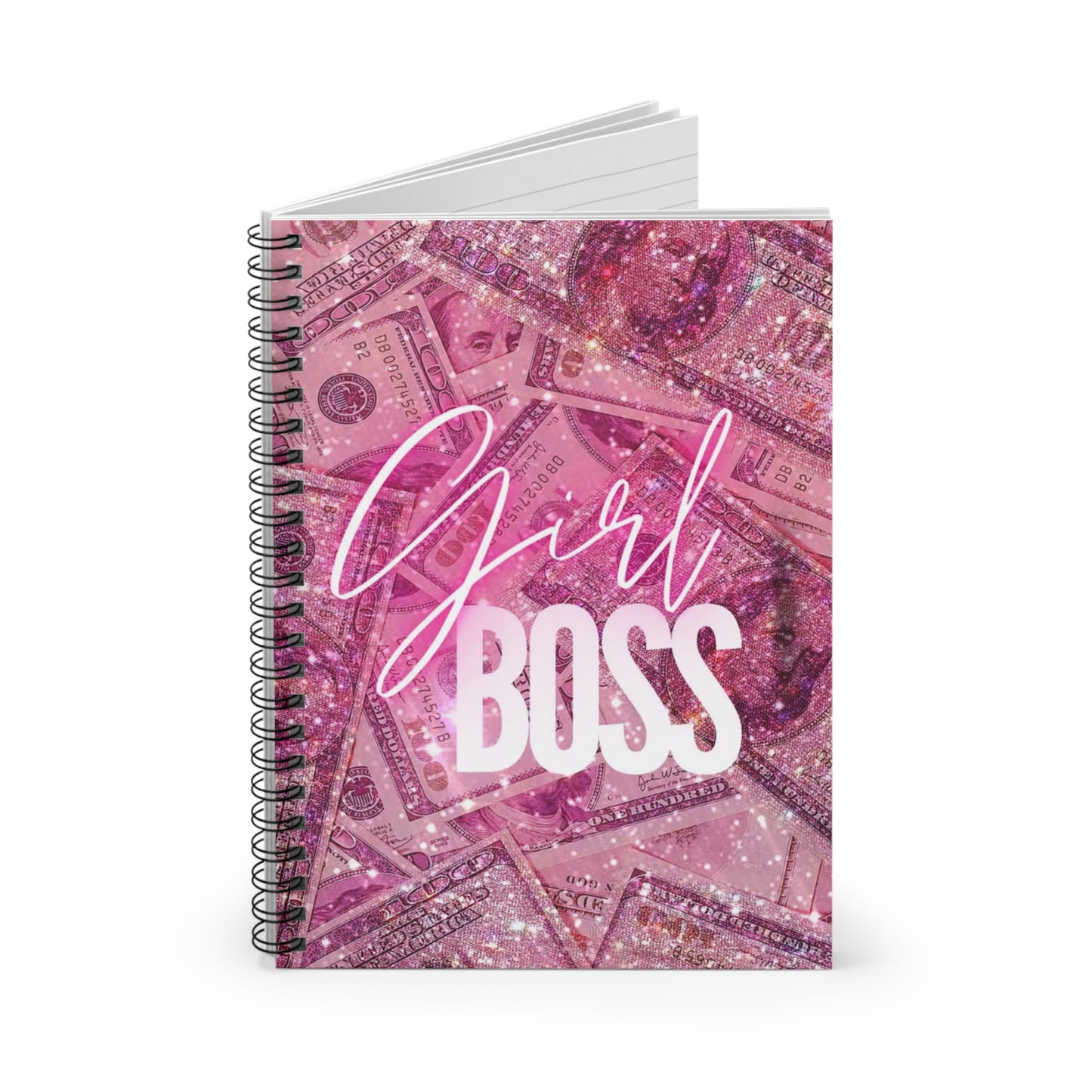 Girl boss Spiral Notebook - Ruled Line