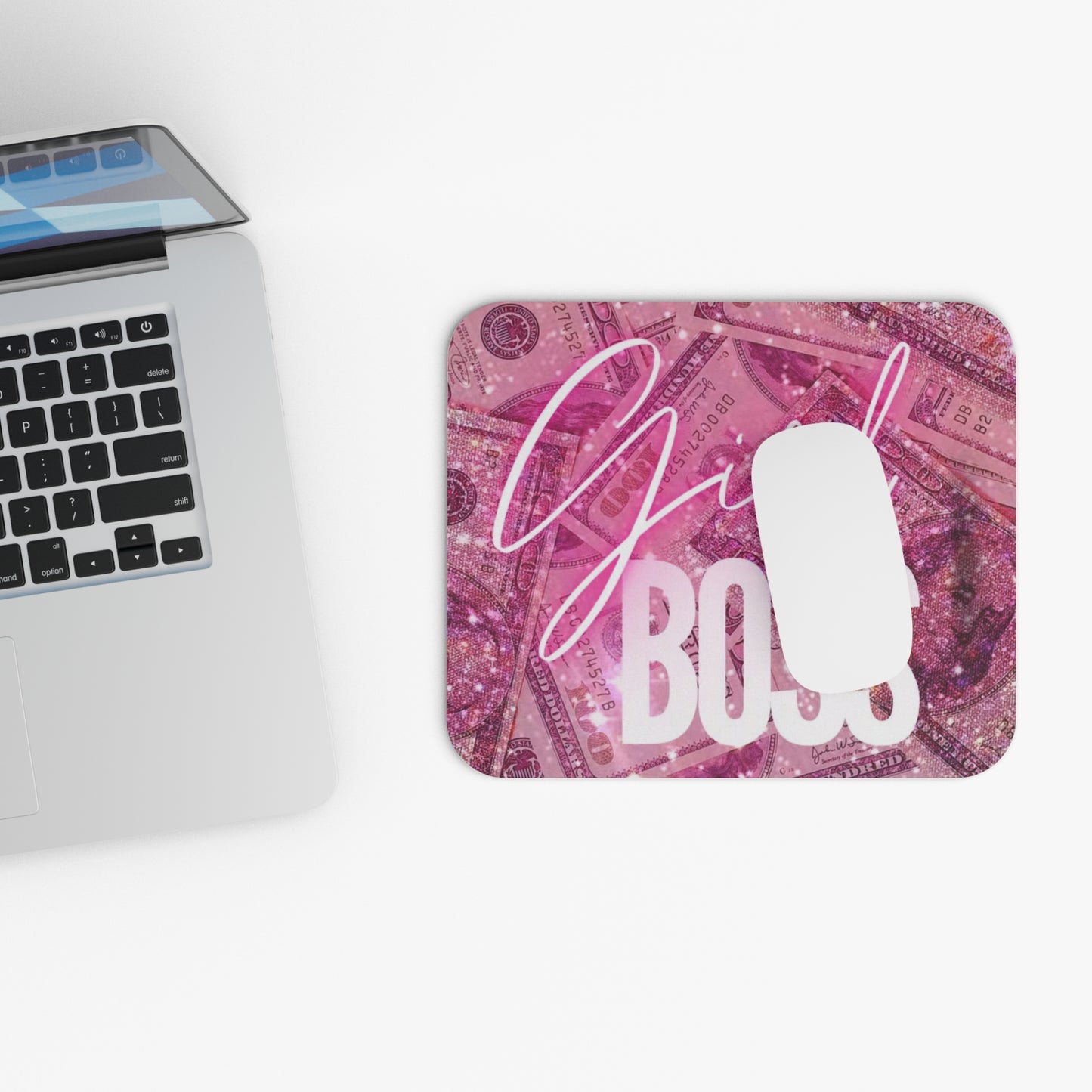 Girl boss Mouse Pad (Rectangle)