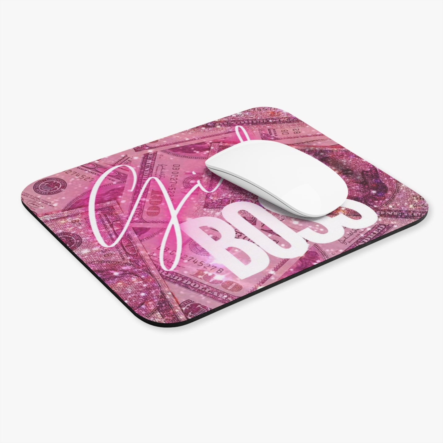 Girl boss Mouse Pad (Rectangle)